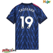 Camiseta Arsenal Leandro Trossard #19 Visitante Equipación para mujer 2025-26 manga corta